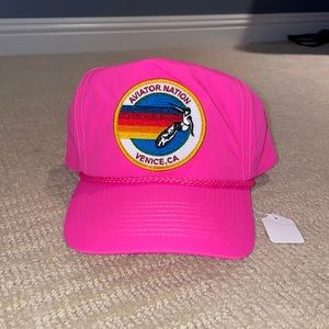 Pink Aviator Nation Trucker hat